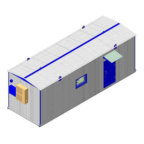 Блок контейнер, схема